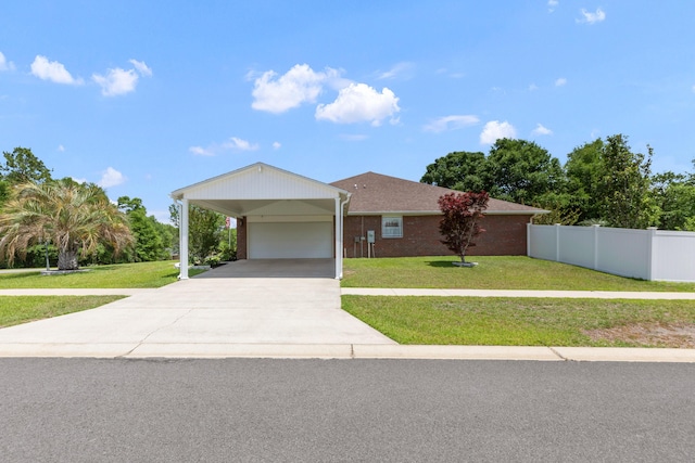 6202 Plum Orchard Way, Crestview, FL 32536 - view of front of property featuring a carport, concrete driveway, and brick siding