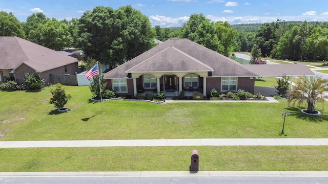 6202 Plum Orchard Way, Crestview, FL 32536 - ranch-style house with covered porch