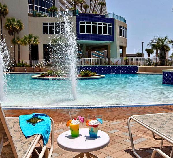 9860 S Thomas Dr Unit 726, Panama City Beach, FL 32408 - view of community pool