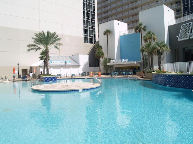 9860 S Thomas Dr Unit 726, Panama City Beach, FL 32408 - view of community pool