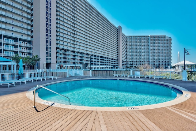 9860 S Thomas Dr Unit 726, Panama City Beach, FL 32408 - community pool with a deck