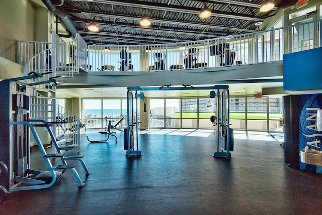 9860 S Thomas Dr Unit 726, Panama City Beach, FL 32408 - view of exercise room