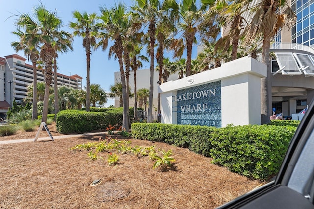 9860 S Thomas Dr Unit 726, Panama City Beach, FL 32408 - view of community / neighborhood sign