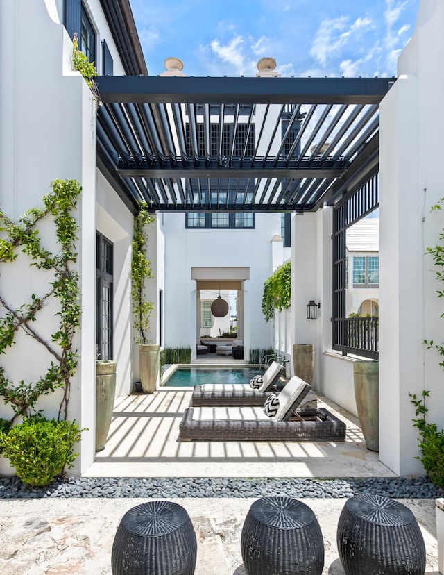 25 Moongate Ct, Inlet Beach, FL 32461 - view of patio featuring an outdoor pool