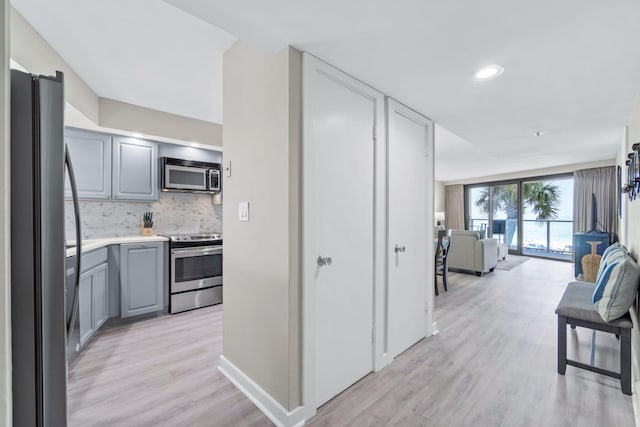 4228 Beachside Two # 228, Miramar Beach, FL 32550 - hall featuring light wood-type flooring and baseboards