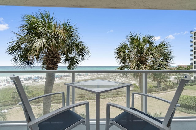 4228 Beachside Two # 228, Miramar Beach, FL 32550 - balcony with view of water and beach