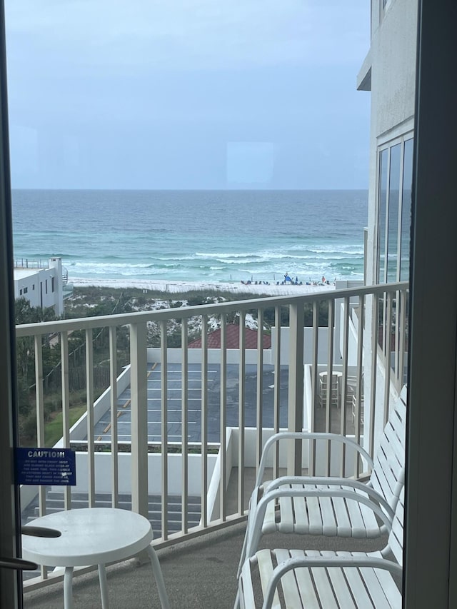 9011 W US Highway 98 # A-601, Miramar Beach, FL 32550 - balcony featuring view of water and beach