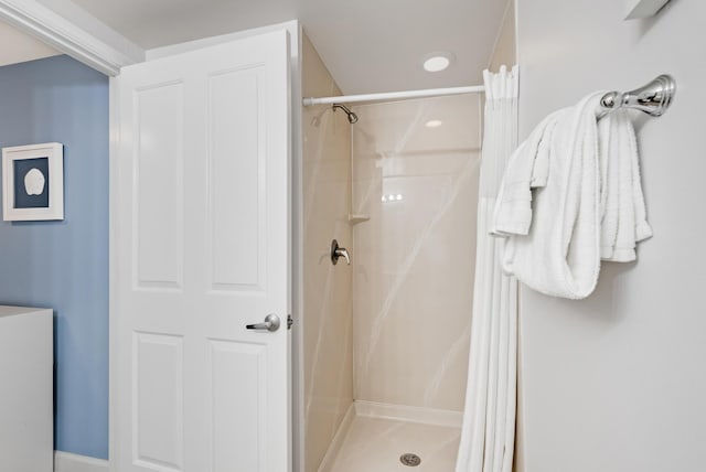 9900 S Thomas Dr Unit 2226, Panama City Beach, FL 32408 - full bathroom with a stall shower