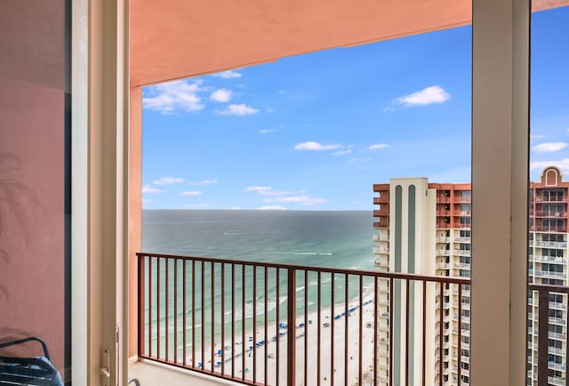 9900 S Thomas Dr Unit 2226, Panama City Beach, FL 32408 - balcony featuring a water view