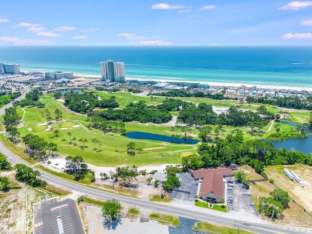 9900 S Thomas Dr Unit 2226, Panama City Beach, FL 32408 - aerial view of a large body of water and a golf club