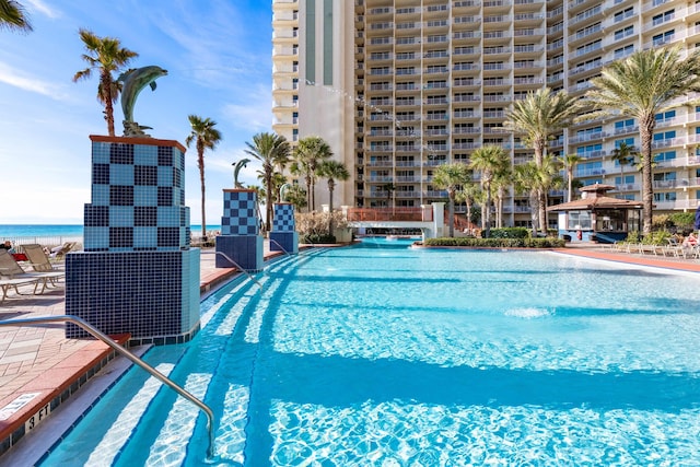 9900 S Thomas Dr Unit 2226, Panama City Beach, FL 32408 - view of community pool