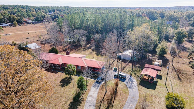 2522 Lake Silver Rd, Crestview, FL 32536 - view from above of property featuring a heavily wooded area