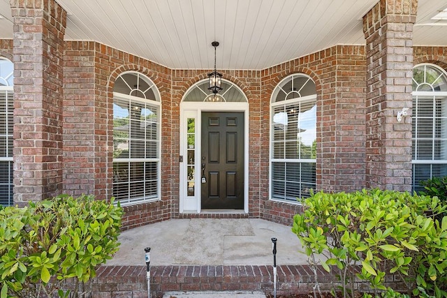 516 Vulpes Sanctuary Loop, Crestview, FL 32536 - entrance to property with brick siding and covered porch