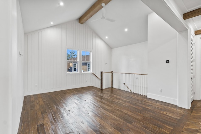 80 Shore Bridge Cir, Inlet Beach, FL 32461 - spare room with hardwood / wood-style flooring and a ceiling fan