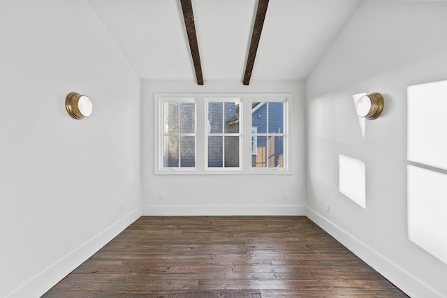 80 Shore Bridge Cir, Inlet Beach, FL 32461 - spare room featuring dark wood-style flooring and baseboards