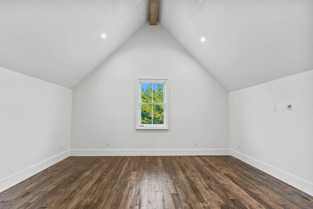 80 Shore Bridge Cir, Inlet Beach, FL 32461 - additional living space with dark wood finished floors, baseboards, and recessed lighting