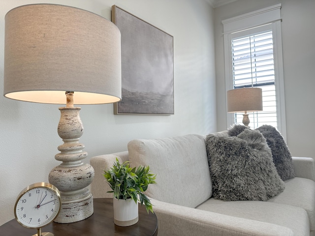 1893 Baytowne Loop, Miramar Beach, FL 32550 - living area with crown molding and wood finished floors