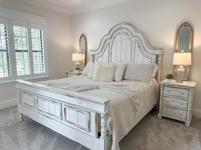 1893 Baytowne Loop, Miramar Beach, FL 32550 - bedroom with carpet, ornamental molding, and baseboards