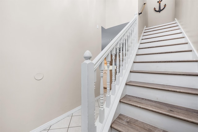 114 Mainsail Dr Unit C28, Miramar Beach, FL 32550 - stairs with tile patterned floors and baseboards