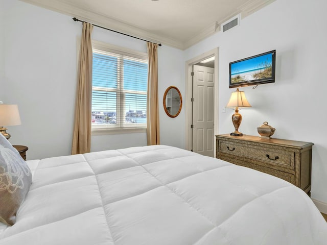 602 Harbor Blvd Unit 201, Destin, FL 32541 - bedroom with crown molding