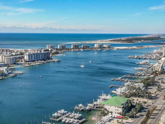 602 Harbor Blvd Unit 201, Destin, FL 32541 - view of urban area featuring a nearby body of water and numerous boat docks