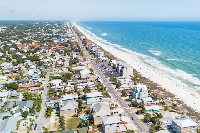 104 Derondo St, Panama City Beach, FL 32413 - aerial view of residential area featuring extended coastline