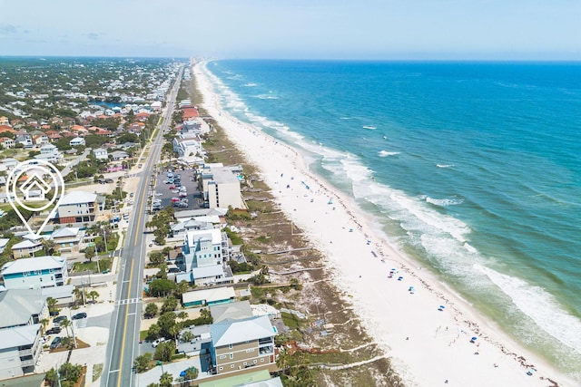 104 Derondo St, Panama City Beach, FL 32413 - bird's eye view of unending shoreline