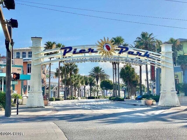 17757 Front Beach Rd Unit 1205C, Panama City Beach, FL 32413 - view of asphalt road featuring sidewalks and curbs
