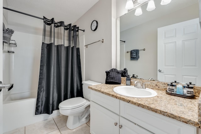 4270 Calinda Ln Unit 343, Niceville, FL 32578 - full bath featuring tile patterned floors, vanity, shower / tub combo, and toilet