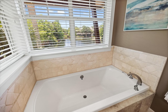 8585 Magnolia Bay Ln, Miramar Beach, FL 32550 - full bathroom featuring a garden tub