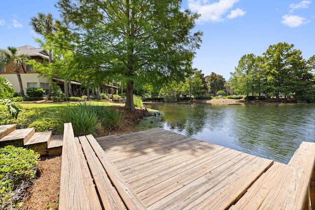 8585 Magnolia Bay Ln, Miramar Beach, FL 32550 - dock area with a water view