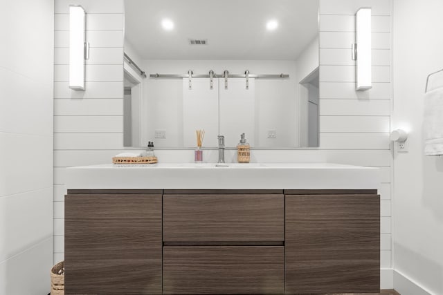 130 Durango Rd Unit 104, Destin, FL 32541 - bathroom with vanity and recessed lighting