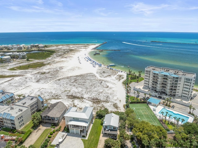 130 Durango Rd Unit 104, Destin, FL 32541 - aerial view of expansive coastline and a pool area