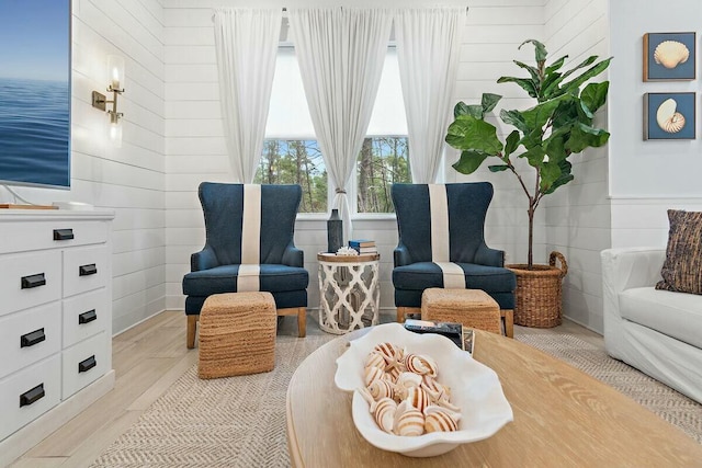58 E Milestone Dr Unit B, Inlet Beach, FL 32461 - sitting room featuring wood walls