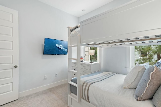 58 E Milestone Dr Unit B, Inlet Beach, FL 32461 - bedroom featuring light carpet and baseboards