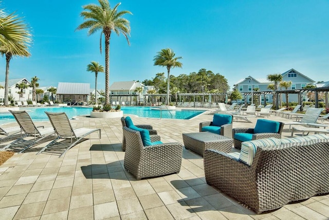 58 E Milestone Dr Unit B, Inlet Beach, FL 32461 - community pool with a patio