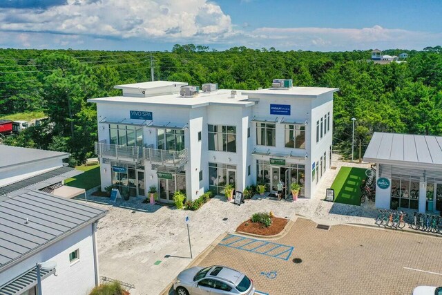 58 E Milestone Dr Unit B, Inlet Beach, FL 32461 - view of property featuring a wooded view