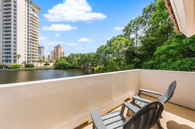 5209 Beachwalk Dr, Miramar Beach, FL 32550 - balcony with a water view