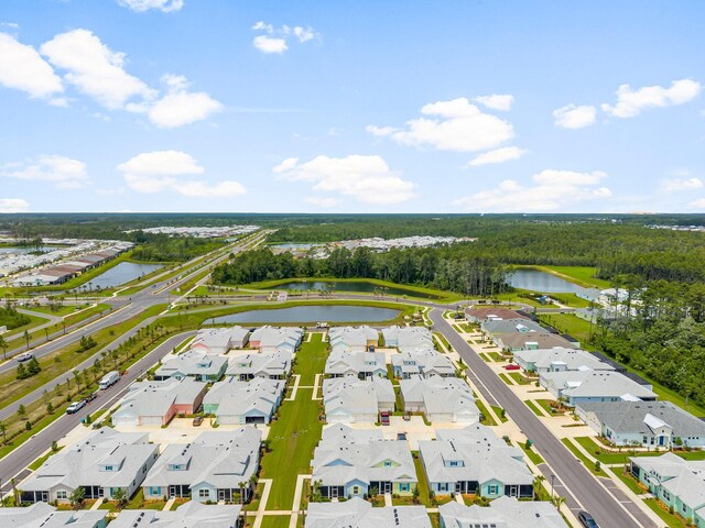 8454 Dreams Float Ct, Panama City Beach, FL 32413 - aerial view of residential area featuring a large body of water