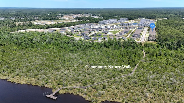 720 Riverwalk Cir, Freeport, FL 32439 - aerial overview of property's location featuring a forest and a nearby body of water