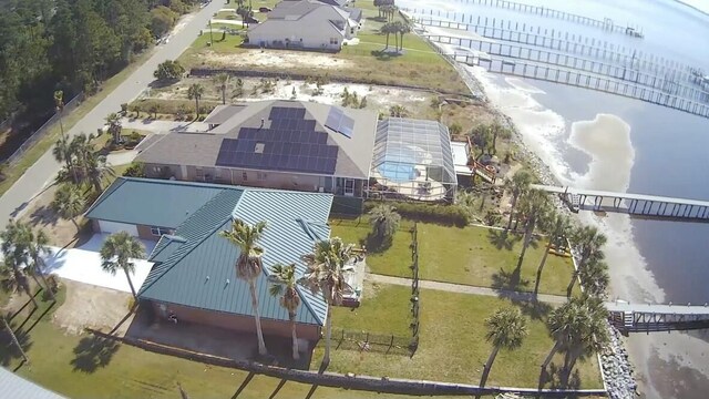 6735 Tidewater Dr, Navarre, FL 32566 - view from above of property featuring a nearby body of water