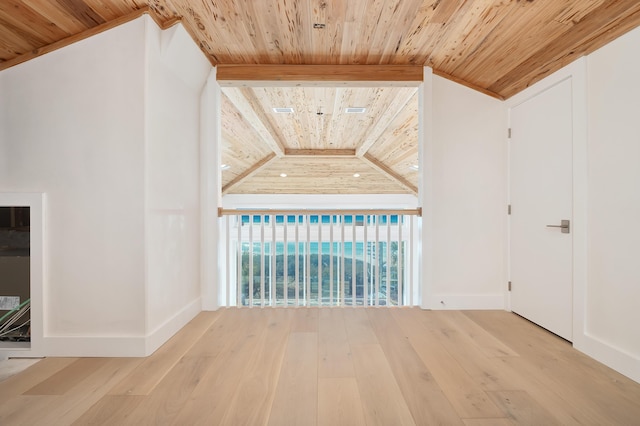 40 Jasmine Cir, Santa Rosa Beach, FL 32459 - additional living space featuring wooden ceiling, hardwood / wood-style floors, and baseboards