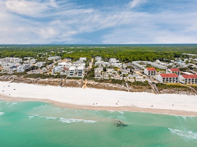 40 Jasmine Cir, Santa Rosa Beach, FL 32459 - aerial view of waterfront with a beach