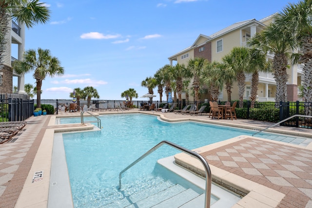 4134 Cobalt Cir Unit Ro14, Panama City, FL 32408 - community pool featuring a patio area