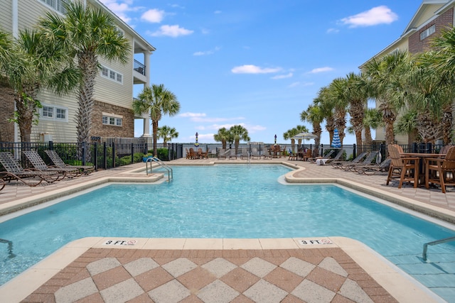 4134 Cobalt Cir Unit Ro14, Panama City, FL 32408 - community pool with a patio area