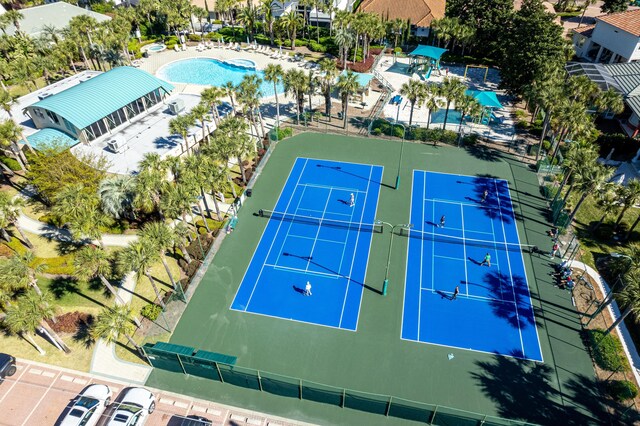 52 Tranquility Ln, Destin, FL 32541 - aerial view of a pool area