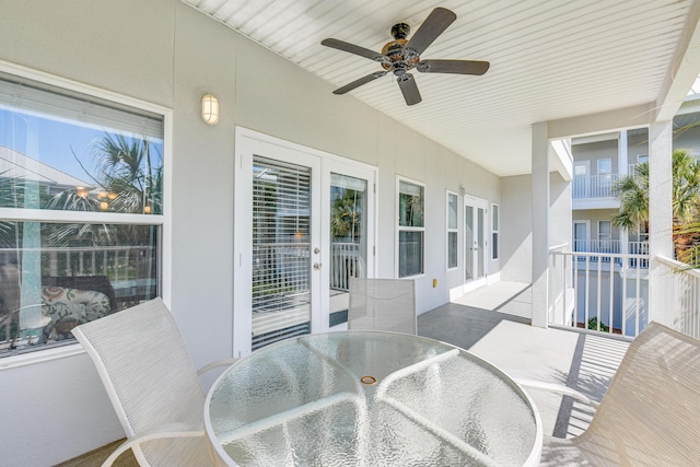 2410 Scenic Gulf Dr Unit 101C, Miramar Beach, FL 32550 - sunroom with healthy amount of natural light and french doors