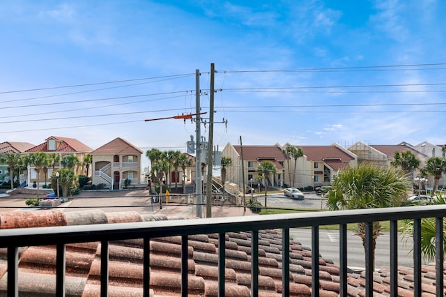 431 La Valencia Cir, Panama City Beach, FL 32413 - balcony with a residential view