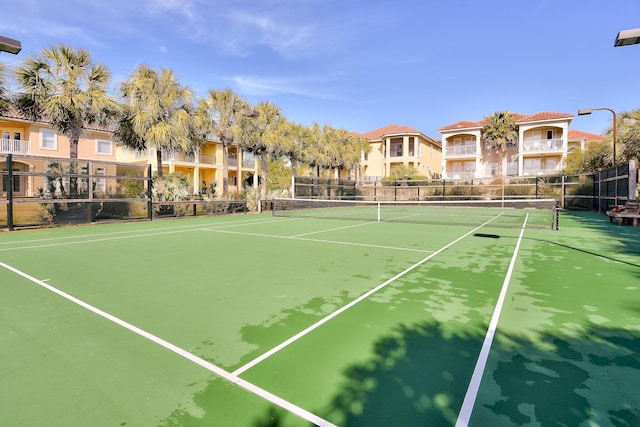 431 La Valencia Cir, Panama City Beach, FL 32413 - view of tennis court