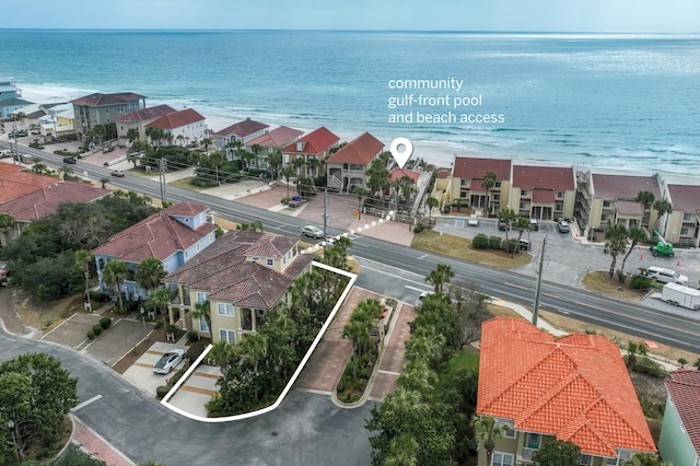 431 La Valencia Cir, Panama City Beach, FL 32413 - aerial view of residential area featuring a nearby body of water